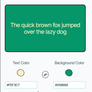 Color Contrast Analyser